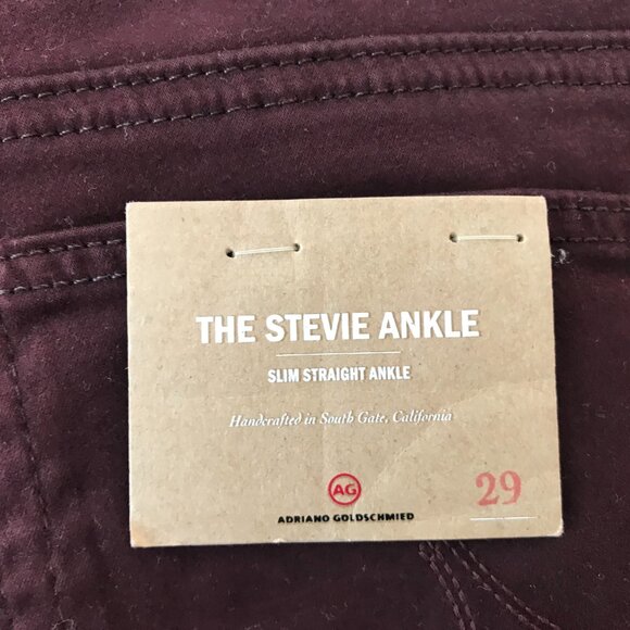 Anthropologie | AG Stevie Ankle Jeans Purple - Picture 7 of 14